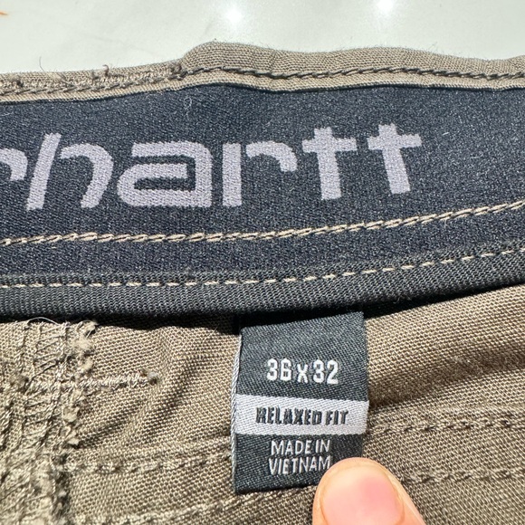 Carhartt men’s steel rugged flex relaxed fit double front cargo work pant - Picture 5 of 9